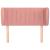 Tăblie de pat cu aripioare roz 83x23x78/88 cm catifea GartenMobel Dekor