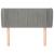 Tăblie de pat cu aripioare gri deschis 93x23x78/88 cm catifea GartenMobel Dekor