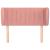 Tăblie de pat cu aripioare roz 93x23x78/88 cm catifea GartenMobel Dekor
