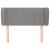 Tăblie de pat cu aripioare gri deschis 103x23x78/88 cm catifea GartenMobel Dekor