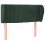 Tăblie de pat cu aripioare verde închis 103x23x78/88 cm catifea GartenMobel Dekor