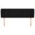 Tăblie de pat cu aripioare negru 147x23x78/88 cm catifea GartenMobel Dekor