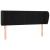 Tăblie de pat cu aripioare negru 147x23x78/88 cm catifea GartenMobel Dekor