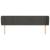 Tăblie de pat cu aripioare gri închis 163x23x78/88 cm catifea GartenMobel Dekor