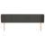 Tăblie de pat cu aripioare gri închis 203x23x78/88 cm catifea GartenMobel Dekor
