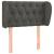 Tăblie de pat cu aripioare gri închis 83x23x78/88 cm catifea GartenMobel Dekor