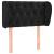 Tăblie de pat cu aripioare negru 83x23x78/88 cm catifea GartenMobel Dekor