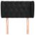 Tăblie de pat cu aripioare negru 83x23x78/88 cm catifea GartenMobel Dekor