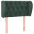 Tăblie de pat cu aripioare verde închis 83x23x78/88 cm catifea GartenMobel Dekor