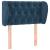 Tăblie pat cu aripioare albastru închis 83x23x78/88 cm catifea GartenMobel Dekor
