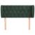 Tăblie de pat cu aripioare verde închis 93x23x78/88 cm catifea GartenMobel Dekor