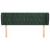 Tăblie de pat cu aripioare verde închis 147x23x78/88 cm catifea GartenMobel Dekor