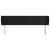 Tăblie de pat cu aripioare negru 183x23x78/88 cm catifea GartenMobel Dekor