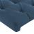 Tăblie pat cu aripioare albastru închis 183x23x78/88 cm catifea GartenMobel Dekor
