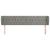 Tăblie de pat cu aripioare gri deschis 203x23x78/88 cm catifea GartenMobel Dekor