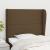 Tăblie de pat cu aripioare maro închis 103x23x118/128 cm textil GartenMobel Dekor