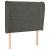 Tăblie de pat cu aripioare gri închis 83x23x118/128 cm catifea GartenMobel Dekor