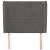 Tăblie de pat cu aripioare gri închis 93x23x118/128 cm catifea GartenMobel Dekor