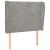 Tăblie de pat cu aripioare gri deschis 103x23x118/128cm catifea GartenMobel Dekor