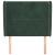 Tăblie pat cu aripioare verde închis 103x23x118/128 cm catifea GartenMobel Dekor