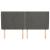 Tăblie de pat cu aripioare gri închis 163x23x118/128 cm catifea GartenMobel Dekor