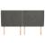 Tăblie de pat cu aripioare gri închis 183x23x118/128 cm catifea GartenMobel Dekor