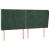 Tăblie pat cu aripioare verde închis 183x23x118/128 cm catifea GartenMobel Dekor
