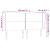 Tăblie de pat cu aripioare gri 183x23x118/128 cm piele eco GartenMobel Dekor