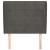 Tăblie de pat cu aripioare gri închis 83x23x118/128 cm catifea GartenMobel Dekor