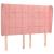 Tăblie de pat cu aripioare, roz, 147x23x118/128 cm, catifea GartenMobel Dekor