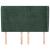 Tăblie pat cu aripioare verde închis 147x23x118/128 cm catifea GartenMobel Dekor