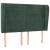 Tăblie pat cu aripioare verde închis 147x23x118/128 cm catifea GartenMobel Dekor