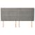 Tăblie de pat cu aripioare gri deschis 163x23x118/128cm catifea GartenMobel Dekor