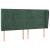Tăblie pat cu aripioare verde închis 163x23x118/128 cm catifea GartenMobel Dekor