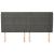 Tăblie de pat cu aripioare gri închis 203x23x118/128 cm catifea GartenMobel Dekor