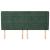 Tăblie pat cu aripioare verde închis 203x23x118/128cm catifea GartenMobel Dekor