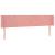 Tăblie de pat cu aripioare roz 163x16x78/88 cm catifea GartenMobel Dekor