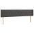 Tăblie de pat cu aripioare gri închis 183x16x78/88 cm catifea GartenMobel Dekor