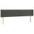 Tăblie de pat cu aripioare gri închis 203x16x78/88 cm catifea GartenMobel Dekor