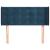 Tăblie pat cu aripioare albastru închis 93x16x78/88 cm catifea GartenMobel Dekor