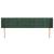 Tăblie de pat cu aripioare verde închis 203x16x78/88 cm catifea GartenMobel Dekor