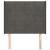 Tăblie de pat cu aripioare gri închis 83x16x118/128 cm catifea GartenMobel Dekor