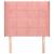Tăblie de pat cu aripioare, roz, 103x16x118/128 cm, catifea GartenMobel Dekor