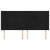 Tăblie de pat cu aripioare, negru, 163x16x118/128 cm, catifea GartenMobel Dekor