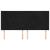 Tăblie de pat cu aripioare, negru, 203x16x118/128 cm, catifea GartenMobel Dekor