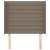 Tăblie de pat cu aripioare gri taupe 83x16x118/128 cm textil GartenMobel Dekor