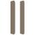 Tăblie de pat cu aripioare gri taupe 147x16x118/128 cm textil GartenMobel Dekor