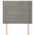 Tăblie de pat cu aripioare gri deschis 93x16x118/128 cm catifea GartenMobel Dekor