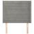 Tăblie de pat cu aripioare gri deschis 103x16x118/128cm catifea GartenMobel Dekor