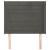 Tăblie de pat cu aripioare gri închis 103x16x118/128 cm catifea GartenMobel Dekor